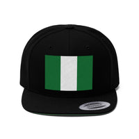 Your Fave Travel Merch | Nigerian Independence Day | Unisex Flat Bill Hat