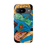 Indigenous Blue Google Pixel Tough Cases – Artistic Protective Covers | Fits Pixel 3 to Pixel 9 Pro | Licensed Design by Quuban Quinterro™