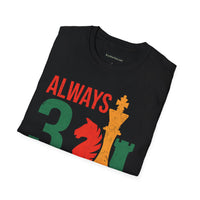 Your Fave Travel Tee | 3 Moves Ahead Chess T-Shirt | Various Unisex Shirt Colors | Sizes Up to 3X