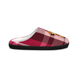 Your Fave Travel Merch | Blossom Pink Anime Plaid Women's Indoor Slippers