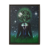 The One With the Mother | Framed 18x24 Canvas | Divine Feminine Cosmic Art for Earth Signs : Taurus, Virgo, Capricorn | (FSC-Certified Wood) | International Shipping Available