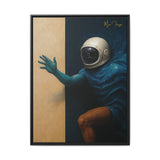 54 Mondays™ Project | Taffy Tidewater – Beverly Hills Edition | AstroHollow Cosmic Noir Wall Art | Limited Gold Max Fuega™ Signature | FSC-Certified Framed Matte Canvas