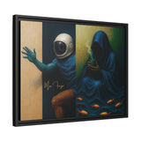 54 Mondays™ Project | Out of Sync Out of Touch – Beverly Hills Edition | Cosmic Noir Wall Art | Limited Gold Max Fuega™ Signature | FSC-Certified Framed Matte Canvas