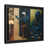 54 Mondays™ Project | Out Sight Out of Mind Out of Love – Beverly Hills Edition | Cosmic Noir Triptych | Limited Gold Max Fuega™ Signature | FSC-Certified Framed Matte Canvas