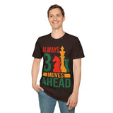 Your Fave Travel Tee | 3 Moves Ahead Chess T-Shirt | Various Unisex Shirt Colors | Sizes Up to 3X