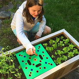 Max Garden Galax ™ | Efficient Gardening Tool | Seeding Square for Precise Seed and Plant Spacing | Planting Board Template