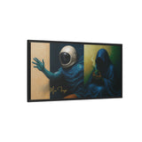 54 Mondays™ Project | Out of Sync Out of Touch – Beverly Hills Edition | Cosmic Noir Wall Art | Limited Gold Max Fuega™ Signature | FSC-Certified Framed Matte Canvas