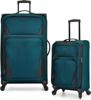 Your Fave Travel Merch | U.S. Traveler Rio 2-Piece Expandable Softside Luggage Set - Durable Travel Companion