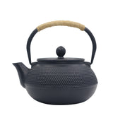 @BuyMartianHome | 30 oz Cast Iron Tetsubin Teapot | Japanese Style Hand-Painted Tea Kettle for Loose Leaf Tea | Traditional Iron Tea Pot | For Tea Lovers