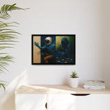 54 Mondays™ Project | Out of Sync Out of Touch – Beverly Hills Edition | Cosmic Noir Wall Art | Limited Gold Max Fuega™ Signature | FSC-Certified Framed Matte Canvas