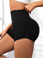 @TheSaucyMartian | Scrunch Butt Lifting Shorts for Women – High-Waisted Seamless Yoga Biker Shorts | Tummy Control Gym Wear