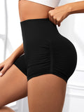 @TheSaucyMartian | Scrunch Butt Lifting Shorts for Women – High-Waisted Seamless Yoga Biker Shorts | Tummy Control Gym Wear