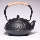 @BuyMartianHome | 30 oz Cast Iron Tetsubin Teapot | Japanese Style Hand-Painted Tea Kettle for Loose Leaf Tea | Traditional Iron Tea Pot | For Tea Lovers