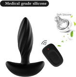 The Saucy Martian™ | Waterproof Silicon Anal Trainer Butt Plug Vibrator | 16 Vibration Modes For Clitoris Vagina Anus Stimulation