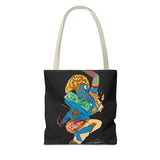 Indigenous Blue Limited Edition Tote Bag – Signed Collectible Art Bag by CIQ Designs x Buy Martian Merch™ | Numbered Series of 100 with Digital Certificate
