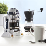 @BuyMartianHome May The 4th Be w/ U Robot French Press Coffee Pot (960 ML) | Hand Coffee Maker + Stainless Steel Frame Glass Pot | 24cm | Great Gift for Coffee + Tea Lovers