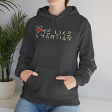 Love Me Like a Martian™ Hoodie – Unisex Heavy Blend Graphic Sweatshirt | Logic & Love Collection