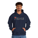 Love Me Like a Martian™ Hoodie – Unisex Heavy Blend Graphic Sweatshirt | Logic & Love Collection
