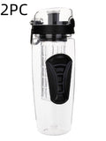 32Oz Fruit Infusing Infuser Water Bottle Water Fruit Bottle BPA Free Plastic Sport Fruit Infuser Water Bottles With Infuser Juice Shaker Drink Bottle Of Water