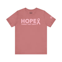 Breast Cancer Awareness T-Shirt – Hope Tougher Than Tumors™ & QUEENS DON’T QUIT™ Unisex Jersey Tee | Inspirational Gift for Survivor, Fighter, or Supporter