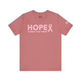 Breast Cancer Awareness T-Shirt – Hope Tougher Than Tumors™ & QUEENS DON’T QUIT™ Unisex Jersey Tee | Inspirational Gift for Survivor, Fighter, or Supporter
