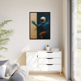 54 Mondays™ Project | Taffy Tidewater – Beverly Hills Edition | AstroHollow Cosmic Noir Wall Art | Limited Gold Max Fuega™ Signature | FSC-Certified Framed Matte Canvas