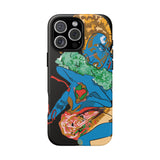 Indigenous Blue iPhone Tough Cases – Artistic Protective Covers | Fits iPhone 8 to iPhone 16 Pro Max | Licensed Design by Quuban Quinterro™