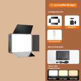 11-Inch LED Fill Light for Live Streaming, Video Recording, Makeup Content & Product Photography | Remote Control Creator Studio Lamp