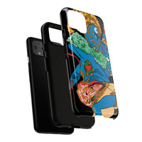 Indigenous Blue Google Pixel Tough Cases – Artistic Protective Covers | Fits Pixel 3 to Pixel 9 Pro | Licensed Design by Quuban Quinterro™