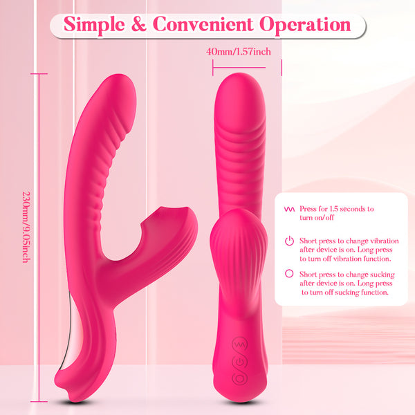 10 Mode Clitoral Sucking Vibrator G Spot Massager Waterproof USB Toy