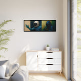 54 Mondays™ Project | Out of Sync Out of Touch – Beverly Hills Edition | Cosmic Noir Wall Art | Limited Gold Max Fuega™ Signature | FSC-Certified Framed Matte Canvas