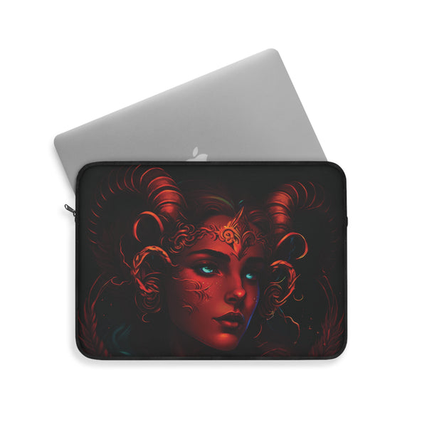 Your Fave Travel Merch | Aries Laptop Sleeve | D & D Fantasy