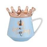 Crown Coffee Mug Royal Queen Ceramic 11oz Cup | Home or Office | For Women | Great Mother's Day Gift