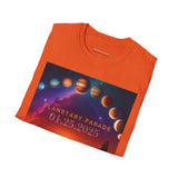 54 Mondays Project™ | @MaxGardenGalax | @BuyMartianHome Planetary Parade 01.25.25 Unisex Softstyle T-Shirt