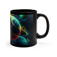 Buy Martian Merch ™ | Solar System Outer Space Galaxy 009 | 11oz Black Mug
