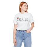 Love Me Like a Martian™ T-Shirt – Unisex Jersey Graphic Tee | Logic & Love Collection