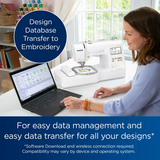 Brother PE570 Embroidery Machine – Best Wireless Embroidery Machine with 135 Built-In Designs & Artspira App