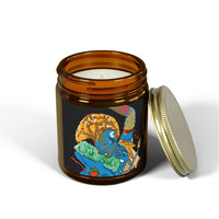 Indigenous Blue Candle – 9oz Coconut Apricot Wax withUp To  20hr Burn | Relaxing Gift for Home, Decor & Self-Care Moments