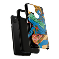 Indigenous Blue Google Pixel Tough Cases – Artistic Protective Covers | Fits Pixel 3 to Pixel 9 Pro | Licensed Design by Quuban Quinterro™