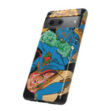 Indigenous Blue Google Pixel Tough Cases – Artistic Protective Covers | Fits Pixel 3 to Pixel 9 Pro | Licensed Design by Quuban Quinterro™