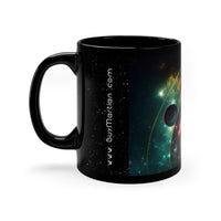 Buy Martian Merch ™ | Solar System Outer Space Galaxy 001 | 11oz Black Mug