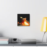 Buy Martian Merch ™ | Space City HTX MJM | Mars (Steampunk Rocket) Premium Gallery Wrap (Various Sizes)