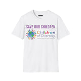 Save Our Children | Diversity Softstyle T-Shirt (Sizes S - 4XL)