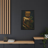 54 Mondays™ Project | Stormtide Serpentine – Beverly Hills Edition | Cosmic Noir Wall Art | Limited Gold Max Fuega™ Signature | FSC-Certified Framed Matte Canvas