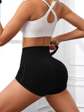 @TheSaucyMartian | Scrunch Butt Lifting Shorts for Women – High-Waisted Seamless Yoga Biker Shorts | Tummy Control Gym Wear