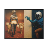 54 Mondays™ Project | Out of Orbit Out of Reach – Beverly Hills Edition | Cosmic Noir Wall Art | Limited Gold Max Fuega™ Signature | FSC-Certified Framed Matte Canvas