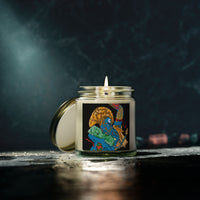 Indigenous Blue Candle – 9oz Coconut Apricot Wax withUp To  20hr Burn | Relaxing Gift for Home, Decor & Self-Care Moments