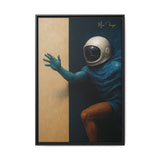 54 Mondays™ Project | Taffy Tidewater – Beverly Hills Edition | AstroHollow Cosmic Noir Wall Art | Limited Gold Max Fuega™ Signature | FSC-Certified Framed Matte Canvas