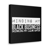 Buy Martian Merch ™ |  Fit Goddess Tribe ™ | Minding My Black Business... Premium Squared Gallery Wrap