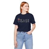 Love Me Like a Martian™ T-Shirt – Unisex Jersey Graphic Tee | Logic & Love Collection